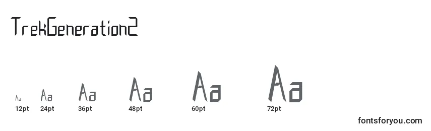 TrekGeneration2 Font Sizes