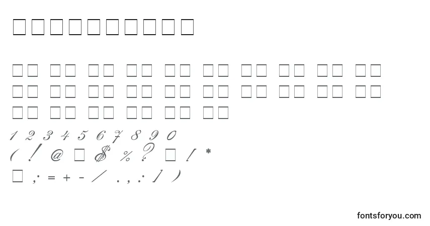 Шрифт OldClassic – алфавит, цифры, специальные символы