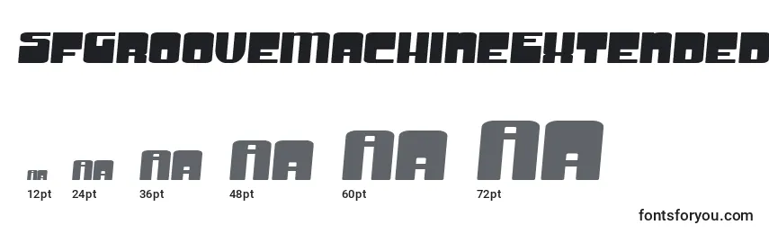 SfGrooveMachineExtended Font Sizes