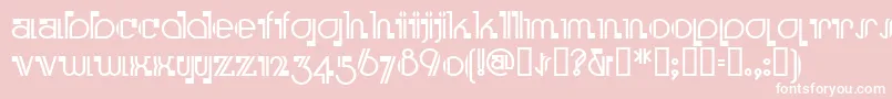 Boomeringuenf Font – White Fonts on Pink Background