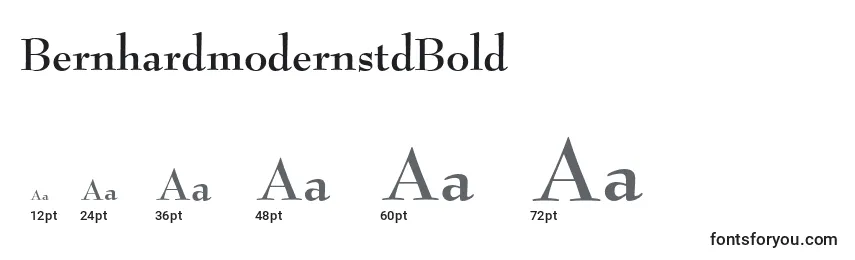 BernhardmodernstdBold Font Sizes