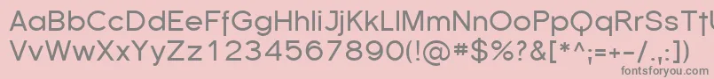 More about Sfflorencesans Font Sfflorencesans Font – Gray Fonts on Pink Background