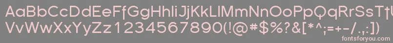 Sfflorencesans Font – Pink Fonts on Gray Background