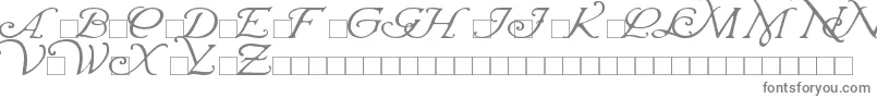 WrennInitials-fontti – harmaat fontit