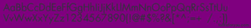 Fortunec Font – Black Fonts on Purple Background