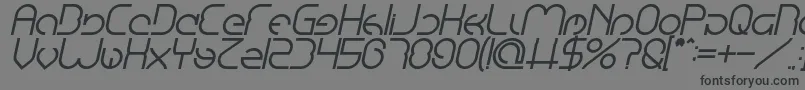 fuente EmmiliaBoldItalic – Fuentes Negras Sobre Fondo Gris