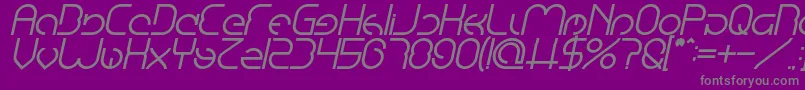 fuente EmmiliaBoldItalic – Fuentes Grises Sobre Fondo Morado