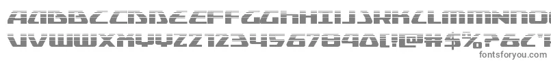 フォントGlobaldynamicshalf – 白い背景に灰色の文字