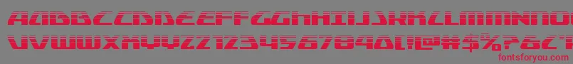 Globaldynamicshalf Font – Red Fonts on Gray Background