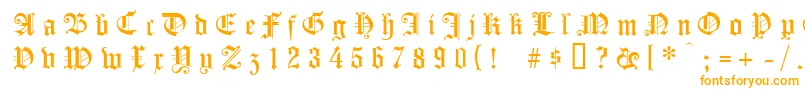 Koenigsbergergesperrtunz1l Font – Orange Fonts