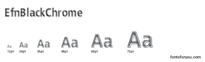EfnBlackChrome Font Sizes