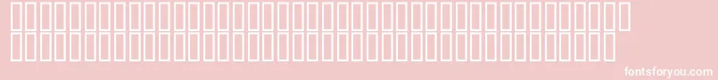 フォントMcsClockFat – ピンクの背景に白い文字