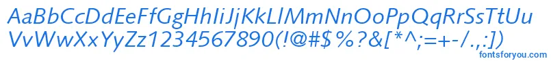 SyntaxLtItalic Font – Blue Fonts