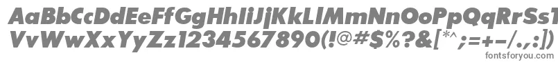BouganBlackSsiExtraBoldItalic Font – Gray Fonts