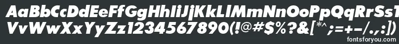 BouganBlackSsiExtraBoldItalic Font – White Fonts