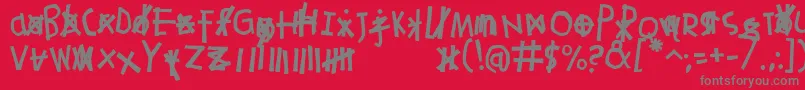 More about Alexiell Font Alexiell Font – Gray Fonts on Red Background