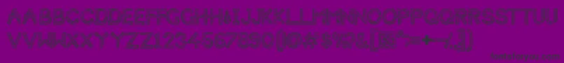 HbmForistaWoodyPersonalUseOnly Font – Black Fonts on Purple Background