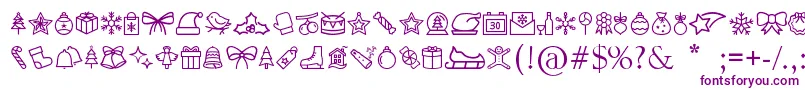 MerryChristmasGo Font – Purple Fonts