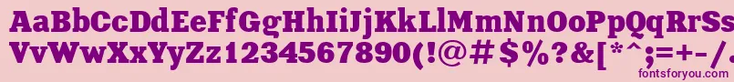 Xna Font – Purple Fonts on Pink Background