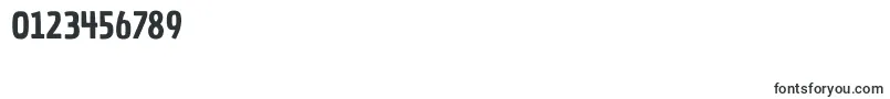 フォントChauphilomeneoneRegular – 数字と数値のためのフォント