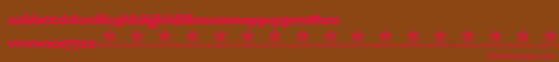 GreenMind Font – Red Fonts on Brown Background