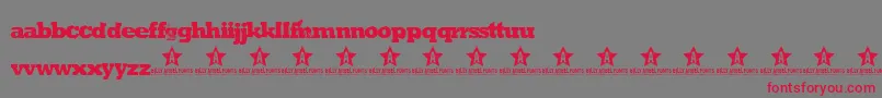 GreenMind Font – Red Fonts on Gray Background