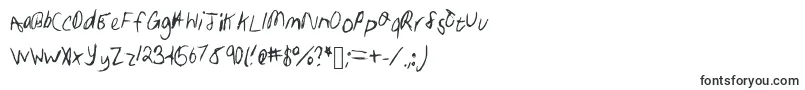 Samhandwriting-fontti – Fontit aakkosjärjestyksessä