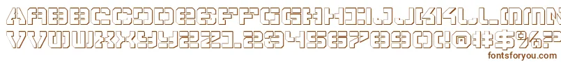 Vypers Font – Brown Fonts on White Background