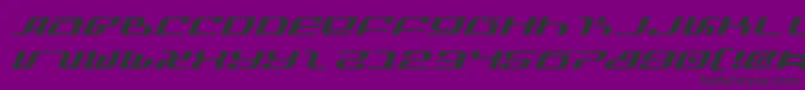 InfinityFormulaExpitalic Font – Black Fonts on Purple Background