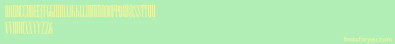 HffIconicIonic Font – Yellow Fonts on Green Background
