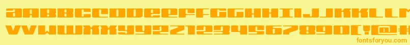 fuente Michiganexpand – Fuentes Naranjas Sobre Fondo Amarillo