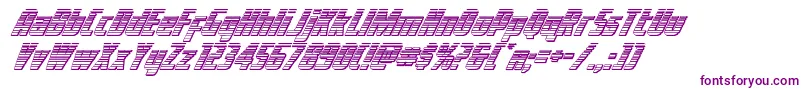 Voyagefantgchrome Font – Purple Fonts on White Background