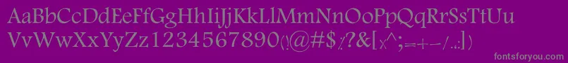 MotkenKTabassom Font – Gray Fonts on Purple Background