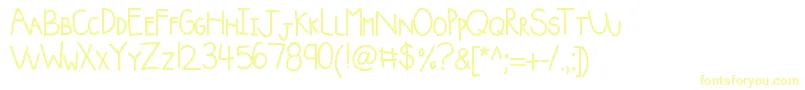 Kbsquishyblanket Font – Yellow Fonts