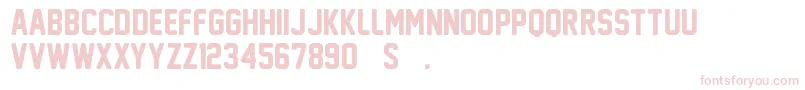 NewAthleticM54 Font – Pink Fonts on White Background