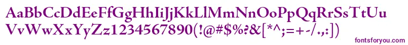 AjensonproBoldsubh Font – Purple Fonts