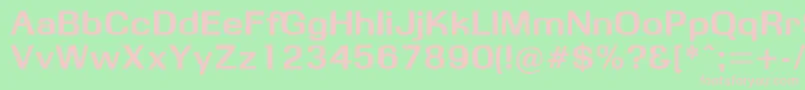 Obbsidda Font – Pink Fonts on Green Background