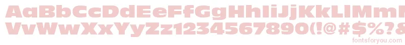 DecadeBlackSsiExtraBlack Font – Pink Fonts on White Background