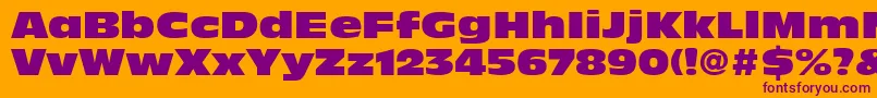 More about DecadeBlackSsiExtraBlack Font DecadeBlackSsiExtraBlack Font – Purple Fonts on Orange Background
