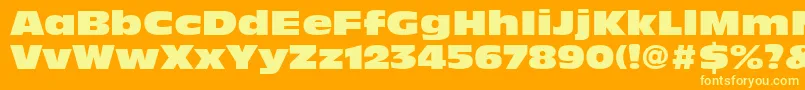More about DecadeBlackSsiExtraBlack Font DecadeBlackSsiExtraBlack Font – Yellow Fonts on Orange Background