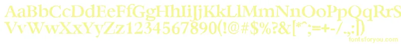 BernsteinantiqueMediumRegular Font – Yellow Fonts