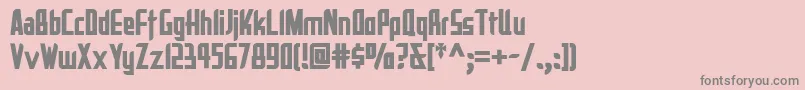 La Reyna Catalina Nf Font – Gray Fonts on Pink Background