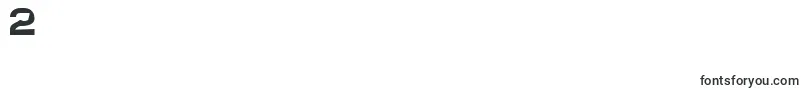 Quropa-Schriftart – Schriften für die Ziffer 2