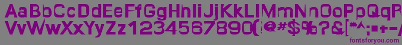 Quropa Font – Purple Fonts on Gray Background