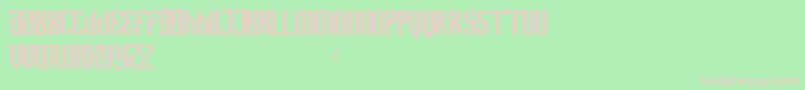 フォントAvatar – 緑の背景にピンクのフォント