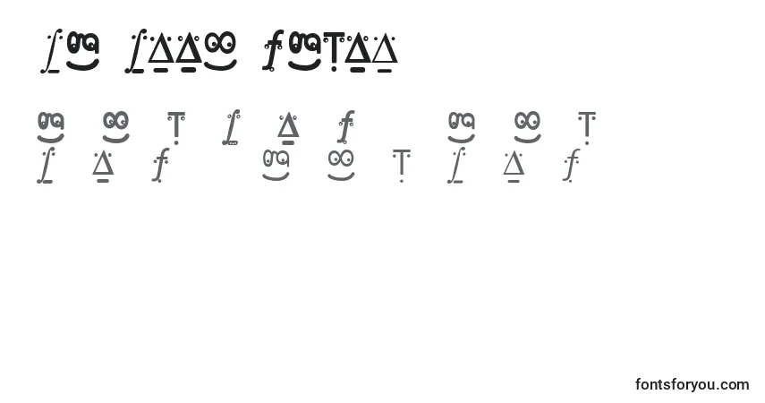 Schriftart Frankleinfaces – Alphabet, Zahlen, spezielle Symbole