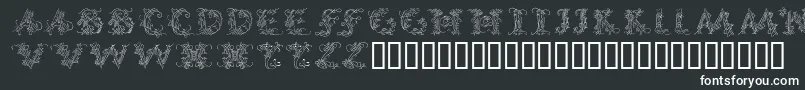 Callpg Font – White Fonts on Black Background