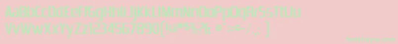 Zrnic Font – Green Fonts on Pink Background