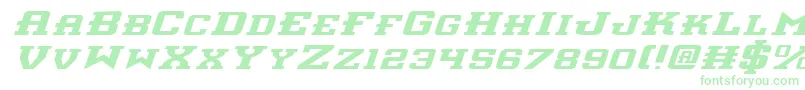 InterceptorExpandedItalic Font – Green Fonts