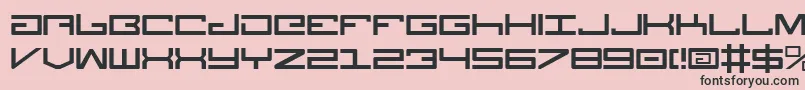 Шрифт Legionv3 – чёрные шрифты на розовом фоне